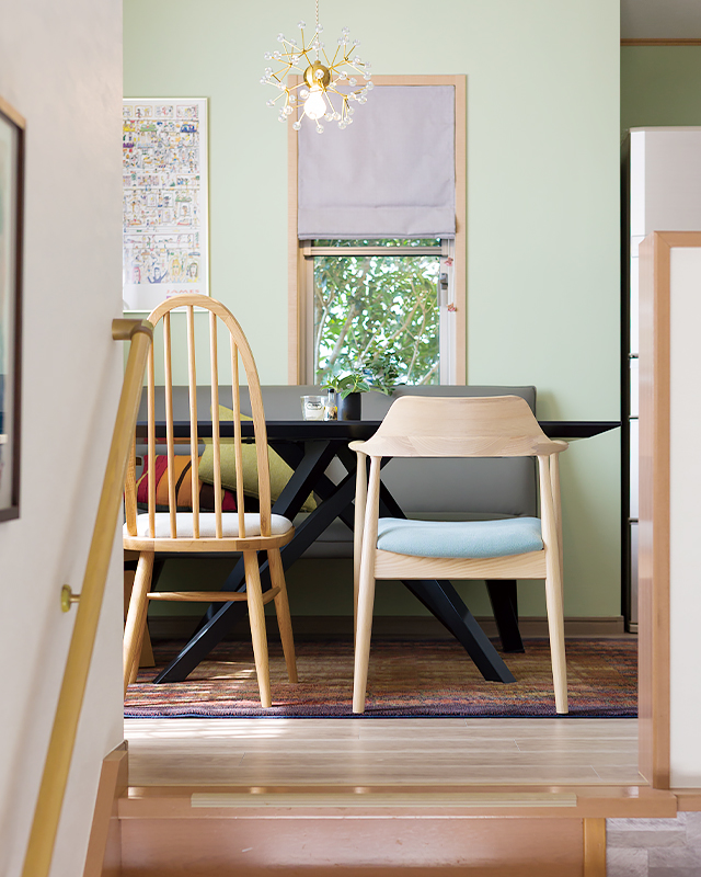 一戸建て　リビングダイニング　after